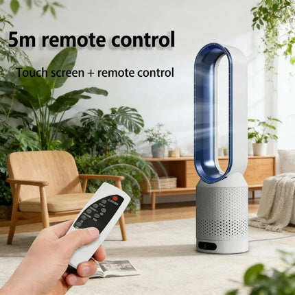 NUOVO Ventilatore Senza Pale 2026 per Purificazione dell'Aria Domestica, Circolazione Ultra Silenziosa, Ventilatore a Torre per Dormitorio