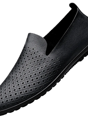 Scarpe da uomo in vera pelle Casual formali mocassini da uomo mocassini estate italiana traspirante Slip on scarpe da barca maschili Over Size 50 51