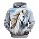 Horse Animal Graphic 3D Print Hoodies Men Women Hooded Sweatshirts Oversized Harajuku Pullover Tracksuit Coat Man Clothing