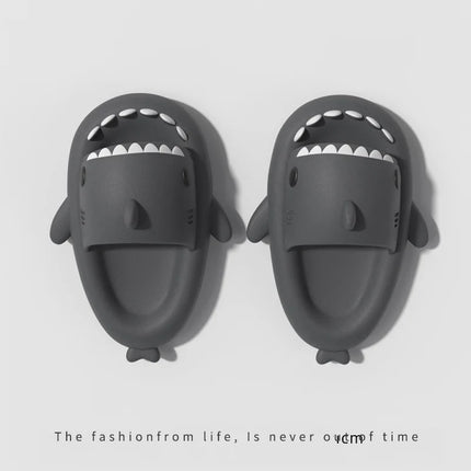 Cute Shark Slippers for Women & Men Summer Platform Night Glow-in-the-Dark Indoor Beach Slides Home Street Wear DIY Accessory