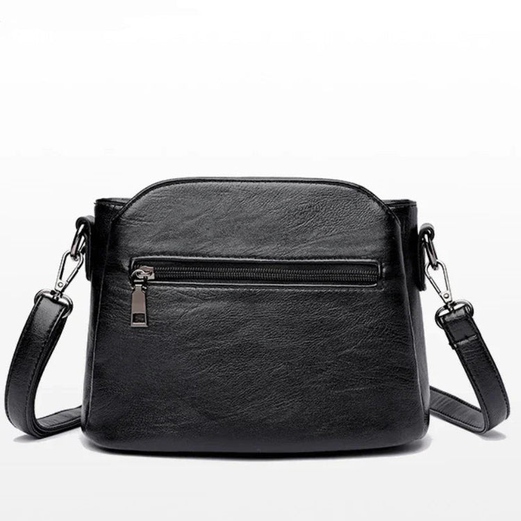 Women's Bags Retro Design Crossbody Bag Trend Quality PU Leather Bucket Shoulder Bags Small Handbags for Women PlatiNum
