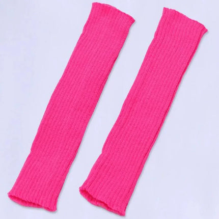 Scaldamuscoli classici in maglia Calzini scaldamuscoli al ginocchio in maglia a costine Calze da donna Calzini alti al ginocchio lavorati a maglia per il massimo comfort
