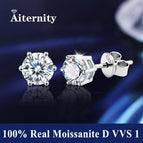LZ Silver - White / 2ct(6.5mm)x 2pcs-box