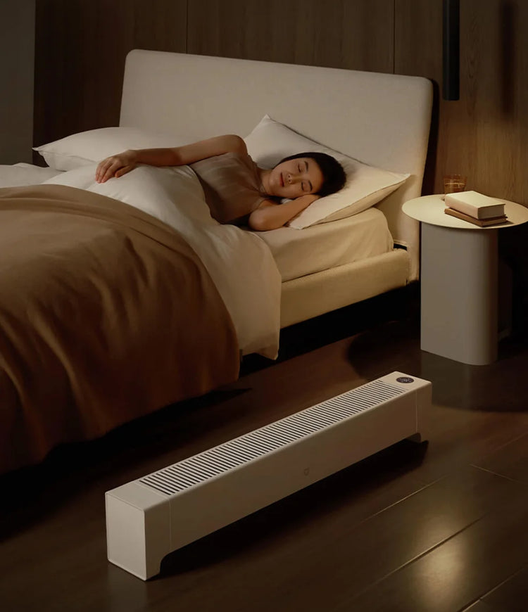 MIJIA Graphene Baseboard Heaters 2nd,Constant Temperature,5S Rapid Heating,2200W Timer Setting,CN Version With Adapter