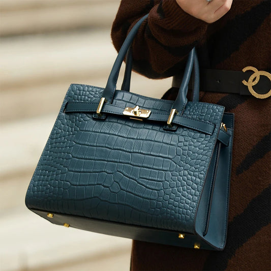 Hot ZOOLER Fashion Woman Bag Full Genuine Leather Shoulder Bags for Businesswomen Real Cow Handbags Purses Bolsa Feminina #wg383