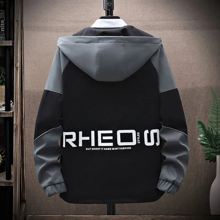 Men's Sets Sportswear Suit Hooded Colorblock Casual patchwork Hooded Jacket + Pants Suit Men's 2-piece Jogger Sweatshirt