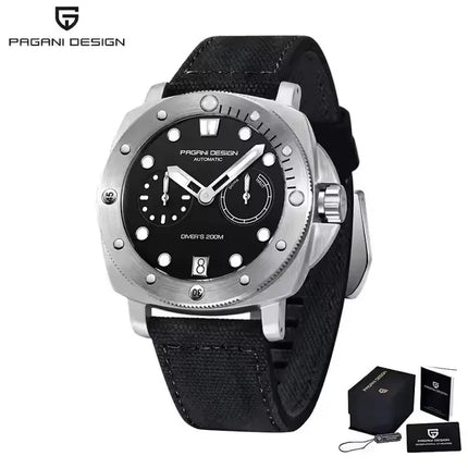 Orologi da Polso Meccanici PAGANI DESIGN con Vetro Zaffiro e Rivestimento AR, Orologio di Lusso da Uomo, Movimento CAL.2C10