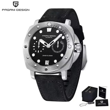 Orologi da Polso Meccanici PAGANI DESIGN con Vetro Zaffiro e Rivestimento AR, Orologio di Lusso da Uomo, Movimento CAL.2C10