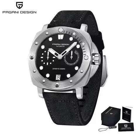 Orologi da Polso Meccanici PAGANI DESIGN con Vetro Zaffiro e Rivestimento AR, Orologio di Lusso da Uomo, Movimento CAL.2C10