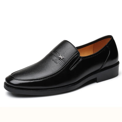 Scarpe in pelle Scarpe da lavoro da uomo Mocassini di marca di lusso Mocassini eleganti Slip traspiranti su scarpe da guida nere Scarpe formali maschili