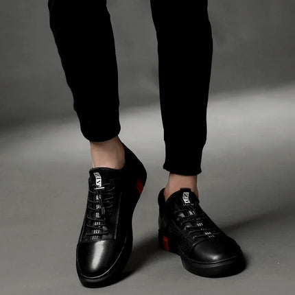 Genuine Leather Mens Luxury Shoes Summer Comfort Brand Men Running Shoes Breathable Walking Sneakers Tenis Masculino Hombre 2024