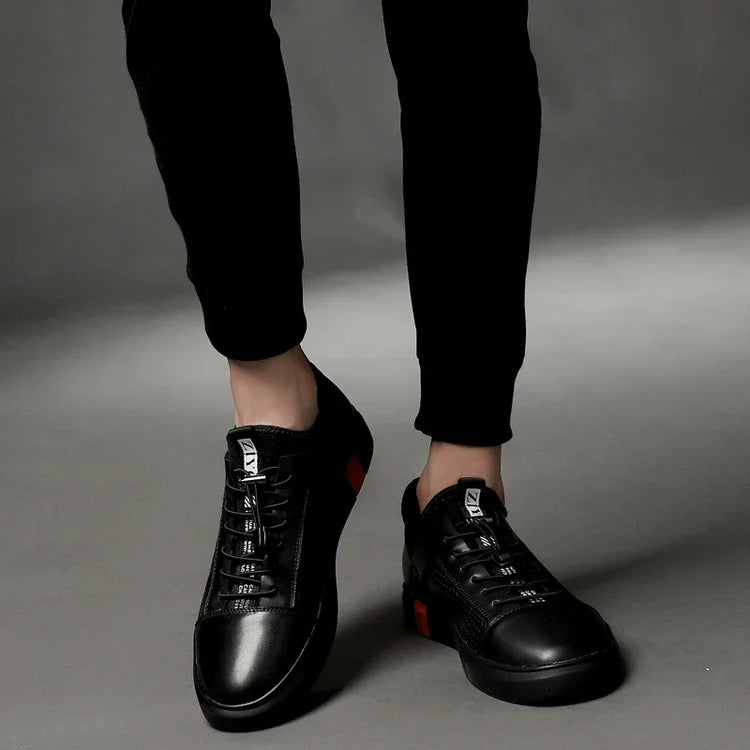 Genuine Leather Mens Luxury Shoes Summer Comfort Brand Men Running Shoes Breathable Walking Sneakers Tenis Masculino Hombre 2024
