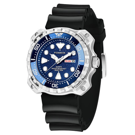 Orologio da uomo LIGE 2026 alla moda, orologio sportivo di lusso con quadrante grande, impermeabile, luminoso, al quarzo, con datario, per uomo, marca Foxbox platinumshop