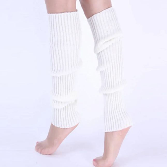 Jambières classiques en tricot Chaussettes jambières en tricot côtelé à la hauteur du genou Chaussettes montantes en tricot pour femme pour un confort optimal