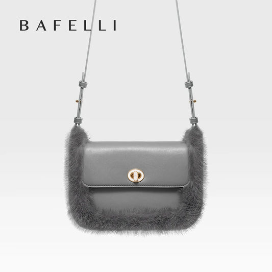 BAFELLI 2025 NUOVI BORSE DA DONNA MODA TENDITURA PELLE IN PELLE GENUINE MARCA DI LUSSO ORIGINALE DESIGNER Borsa a tracolla con tracolla