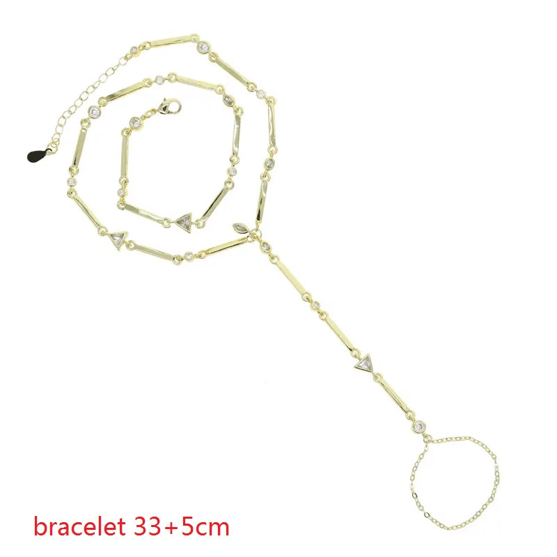 Nuovo speciale color oro Goccia d'acqua Bling Ovale CZ Collana girocollo Lariat Lunga barra a goccia a forma di Y Lunga nappa Gioielli da donna 2025