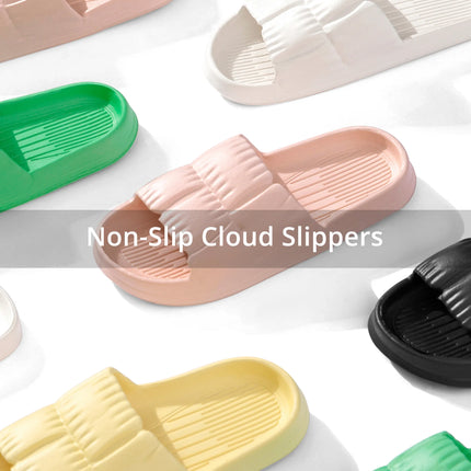 2023 Women's Soft Sole Cloud Slippers Thick Platform Indoor Outdoor Summer Beach Sandals EVA Non-slip Flip Flops