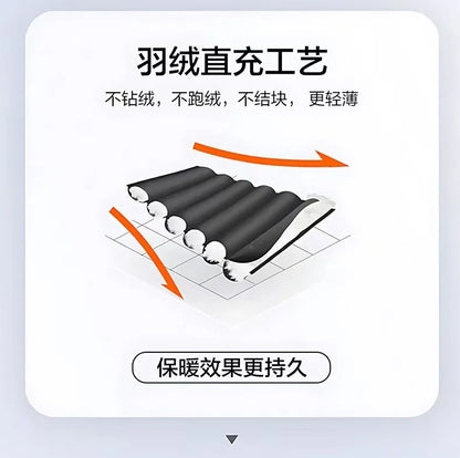 2025 Autumn/Winter New Men's Hooded Down Jacket New National Standard White Duck Down Thickened Warm Youth Leisure Coat