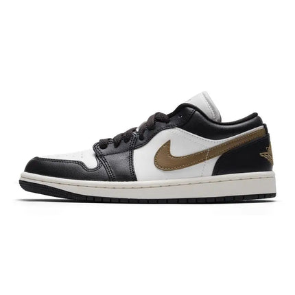 Nike (Nike) Scarpe da basket Air Jordan 1 Aj1 da donna, bianche e marroni, basse, retrò, DC0774-200 platinumshop