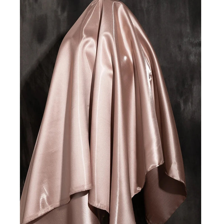 Tessuto Satinato Liquido Lucido di Lusso Riflettente Effetto Galassia per Abiti da Sposa e Design di Abiti alla Moda