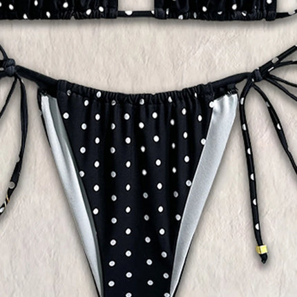 Micro Bikini Sexy da Donna 2026, Costume da Bagno a Pois, Set Bikini Brasiliano, Perizoma, Biquini, Costumi da Bagno a Stringa, Abbigliamento da Spiaggia Femminile