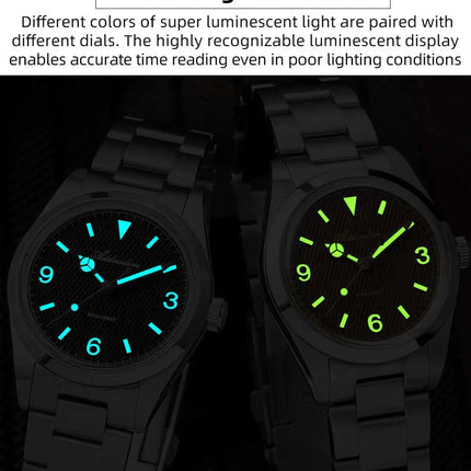 ADDIESDIVE 2025 NEW Watch For Men 316L Stainless Steel 10Bar Diving Luminous AD2096 Luxury Gift Quartz Wristwatch Reloj Hombre