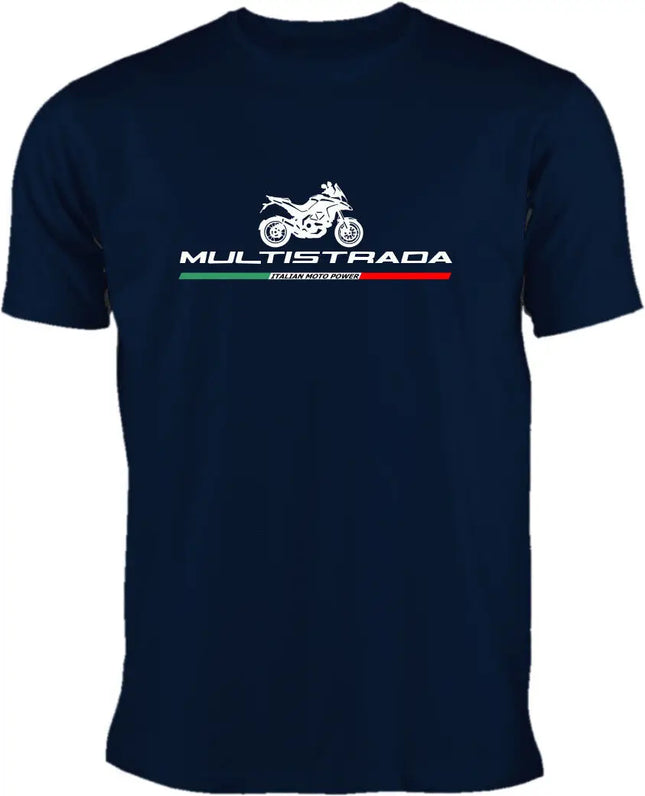 T-shirt per tifosi di motociclette multistrada italiana 100% cotone O-Collo manica corta estate casual T-shirt da uomo streetwear