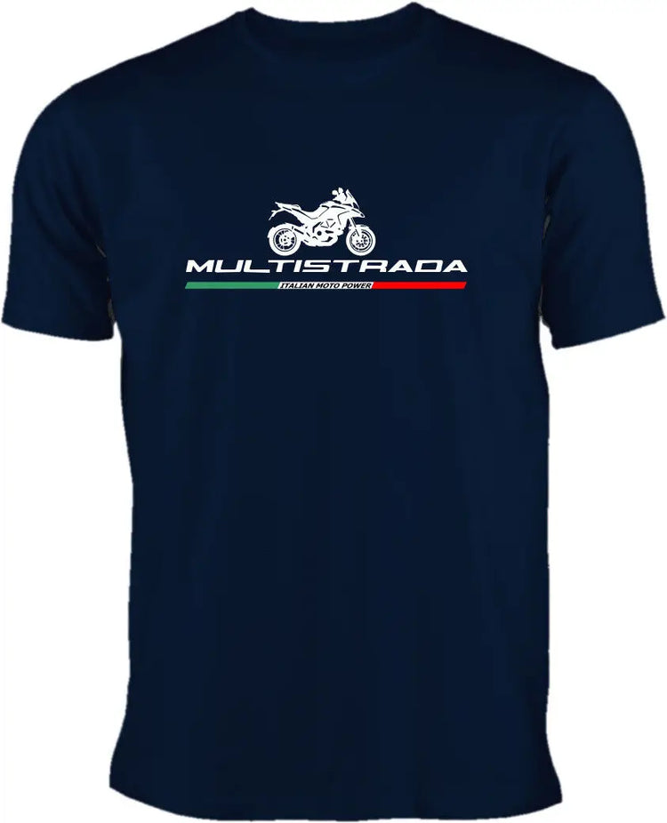 T-shirt per tifosi di motociclette multistrada italiana 100% cotone O-Collo manica corta estate casual T-shirt da uomo streetwear