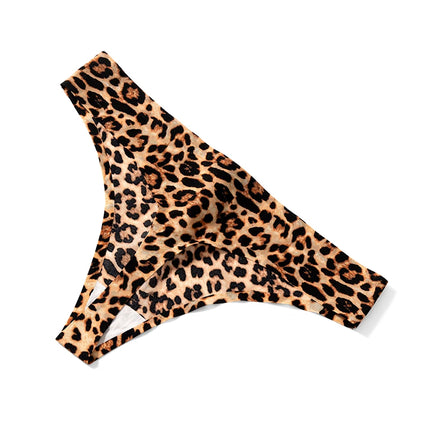 Sexy Thong Women's Underwear Leopard Seamless Panties Female Temptation Elasticity Sports Lingerie Thongs Women G-String Tangas
