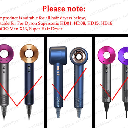 Automatic Swing Nozzle For Dyson Supersonic HD01 HD15 Nozzle SenCiCiMen X13 Super Hair Dryer Shake Nozzle Styling Tool Accessory