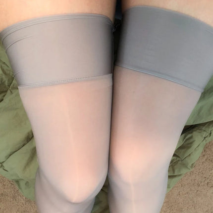 Bas de contention JK haute densité pour femme, coupe large côtelée, bas élastiques sculptants pour les jambes, bas longs brillants effet huile pour chevaux, pour fêtes cosplay