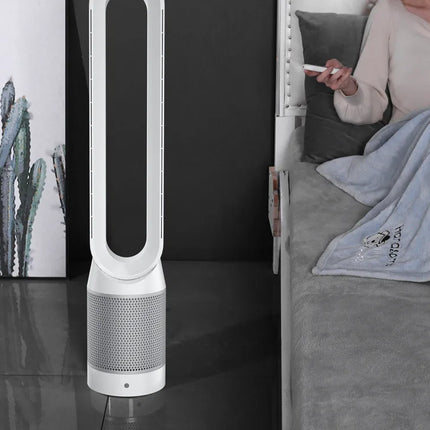 Ventilatore senza lama per circolazione di purificazione dell'aria 220V Ventilatore elettrico da pavimento per dormitorio ultra silenzioso Ventilatore a torre Ventilatore senza lama Ventilatore per stanza