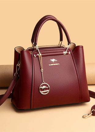 2024 Luxury Women Designer 3 Layers Shoulder Crossbody Sac Ladies Large Capacity Leather Handbags Shopper Brand Messenger Totes PlatiNum
