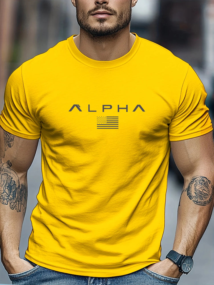 T-shirt da uomo sportiva per fitness all'aperto T-shirt da uomo casual O-Collo allentato a maniche corte T-shirt da palestra di moda Uomo Estate Quick Dry Running Tees