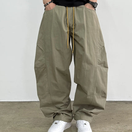 Mens Cargo Jogger Pants American Outdoor Multi Pocket Loose Baggy Lightweight Casual Trendy Fashion Hiking Streetwear Pants