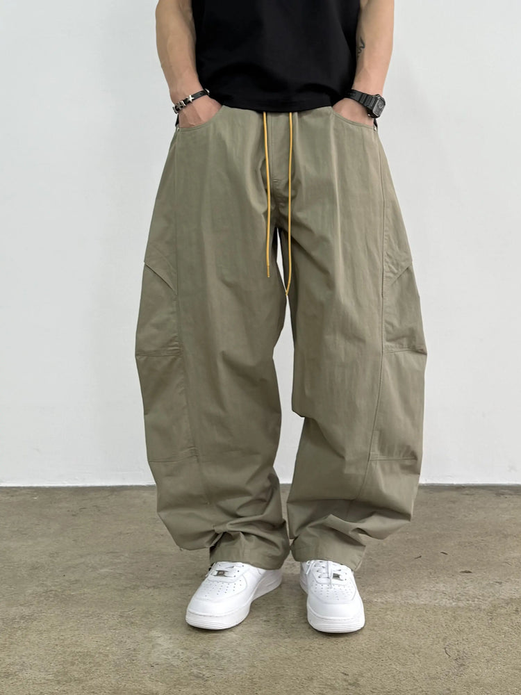Mens Cargo Jogger Pants American Outdoor Multi Pocket Loose Baggy Lightweight Casual Trendy Fashion Hiking Streetwear Pants