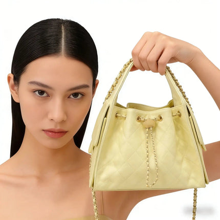 Trendy Chain Strap Black Underarm Bag for Women,  Leather Shoulder Purse for Party And Travel PlatiNum