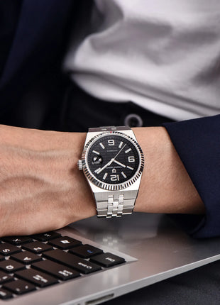 PAGANI DESIGN Orologio automatico di lusso con quadrante rombo 3D per uomo Orologio da polso meccanico da lavoro AR Orologio in cristallo di zaffiro 2025 Nuovo