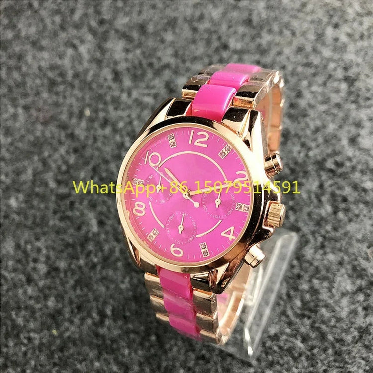 Nuovi orologi da polso da donna in acciaio inossidabile, orologi al quarzo da donna, orologi eleganti da donna di marca di lusso, orologi da donna platinumshop