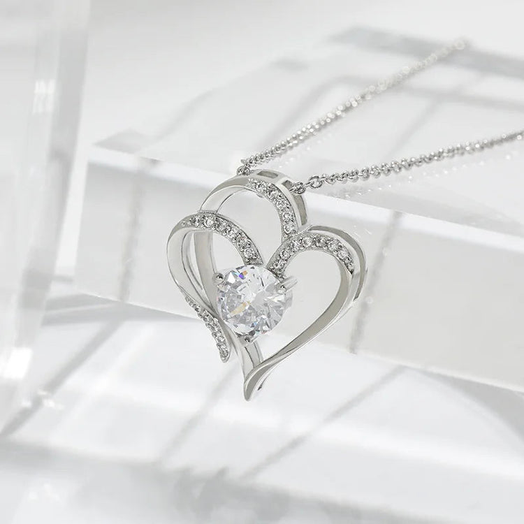 Collana in Argento 925 Scintillante per Donna e Uomo, Gioiello Raffinato per Matrimoni, Fidanzamenti, Feste, Regalo di San Valentino PlatiNum