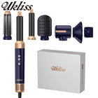 7 In 1 Hair Dryer Brush Brushless High Speed Hair Dryer with Diffuser Ionic Blow Dryer Hot Air Styling Comb Auto Hair Curler