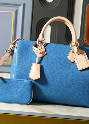 Borsa da donna versatile e leggera come una piuma, da indossare in più modi, con manico in PU liscio, borsa a tracolla da donna, borsa a tracolla universale, organizer per viaggi brevi e per il weekend