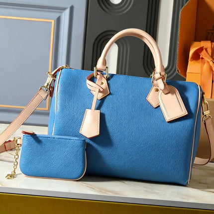 Borsa da donna versatile e leggera come una piuma, da indossare in più modi, con manico in PU liscio, borsa a tracolla da donna, borsa a tracolla universale, organizer per viaggi brevi e per il weekend