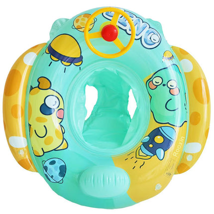 Rooxin Dinosauro gonfiabile Anello per piscina Galleggiante per piscina Cerchio per piscina Sedile galleggiante per tubo