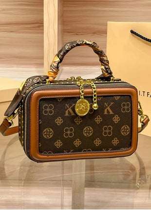 Brand Women's Bag 2025 New Style Light Luxury Western Style High Quality Handbag Designer Casual Versatile Crossbody Bag PlatiNum