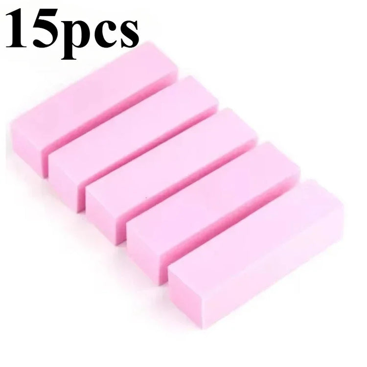 5/10/15/20Pcs Nail Buffer Professional Nail File Polisher Block Manicure Pedicure Files Sanding Polishing Sponge Nail Art tools 2028