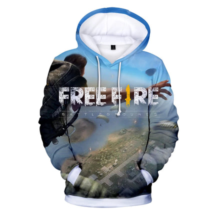 Cartoon Novelty Cute New Game FREE FIRE 3D print Hoodies Sweatshirts Men/Women Sweatshirt Fashion Casual Long Sleeve Pullovers