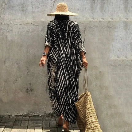 Copricostume da spiaggia da donna con apertura sul davanti, maxi cardigan, kimono, costume da bagno con cinture platinumshop