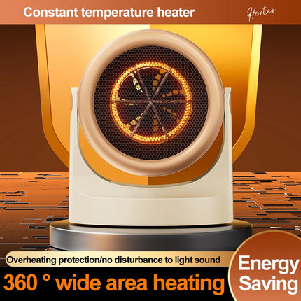 Desktop Heater Dormitory Mini Quick Heating Silent Energy Efficient Household Hot Air Blower Appliances Room Warmer For Office ﻿