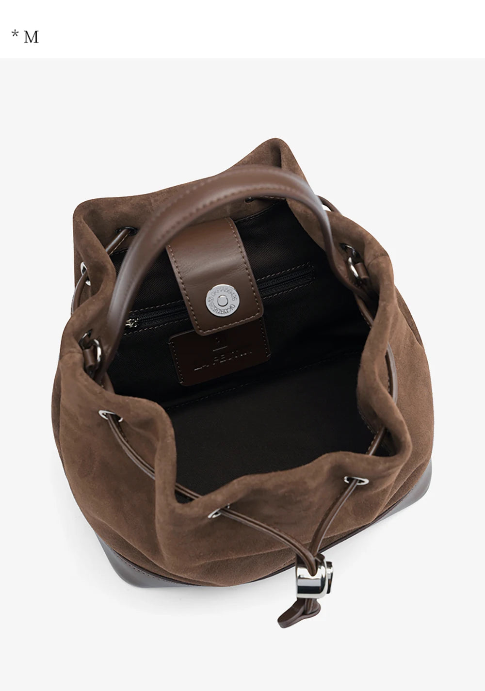 LA FESTIN Original New Women Bag Luxury Suede Bag Leather Handbag Winter Bags Fashion Shoulder Bag Bucket Bag Crossbody Bag